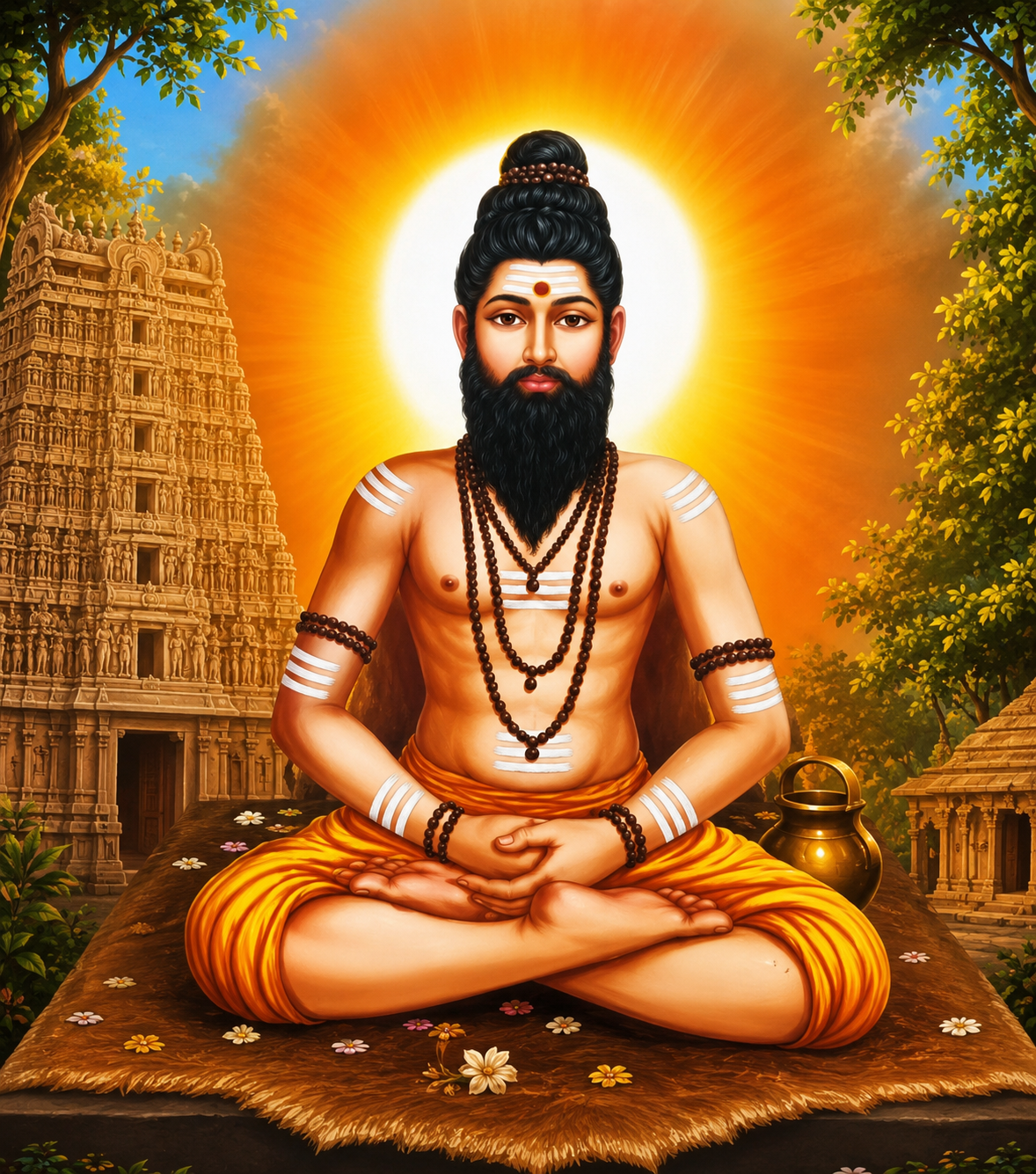 Thirumoolar Siddhar in meditation